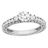 Image 1 : 1.09 CTW Diamond Ring 14K White Gold - REF-307M6A