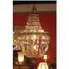 Image 1 : Petite Crystal and Pewter Chandelier #1615162