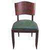 Image 1 : Set 6 French Art Deco Mahogany Dining Chairs #1615247