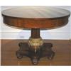 Image 1 : Empire Round Pedestal Center or Dining Table #1615342