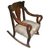 Image 1 : Antique Empire or Regency Rocking Chair #1615368