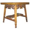 Image 1 : Arts & Crafts Tiger Oak Square Side Table  #1615393