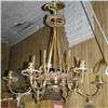 Image 1 : Electrified Victorian Gas Bronze Chandelier #1615409