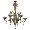 Art Deco Martinuzzi Venini Glass Chandelier #1615625