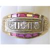 Vintage Rubies & Diamonds 14K Gold Ring #1615663