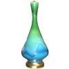 Image 1 : Pair Modern Blue Mottled Glass Table Lamps #1615778