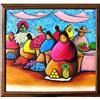 Image 1 : ORIG PAINTING MEXICO FLOWER & FRUIT MARKET #1615873