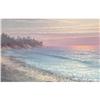 Image 1 : ORIG OIL PAINTING PASTEL SEASCAPE SHORELINE #1615876
