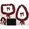 Image 1 : Signed Vintage ITALIAN GARNET GLASS Parure #1616017