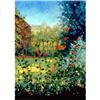 Image 1 : Anne Boysen, Holyhocks, Signed Canvas Print #1616091