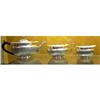 Image 1 : 3 piece English Sterling Tea Set #1627600