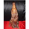 Image 1 : Chinese Bamboo Root of a Standing  Guanyin #1627645