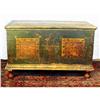 Image 1 : AUTHENTIC PAINTED BLANKET CHEST c. 1800-50 / #1627657