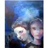 Blue Fantasia, 30x24", original oil painting  #1627801