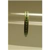 Image 1 : Celluloid Vintage Deco Green Bangle #1627888