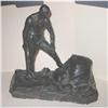 Image 1 : Wonderful Cast Bronze Inkstand in form of Man #1628072