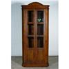 Image 1 : ANTIQUE VICTORIAN WALNUT CORNER CURIO CABINET #1628127