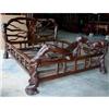 Image 1 : ANTIQUE RUSTIC RENAISSANCE ROOT ART QUEEN BED #1628191