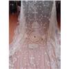 Image 1 : ANTIQUE LACE BEDSPREAD TAMBOUR WORK ON NETTING #1628212