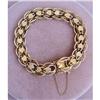 Image 1 : 14kt Gold HEART Link BRACELET 14k Hearts #1628262
