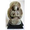 Image 1 : Old Chinese Nephrite Jade Seated Guanyin, Ming #1639155