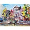 Image 1 : "View from Waterloo" oil in impressionism style#1639370