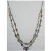Image 1 : Multi Gemstone & Silver 925 Double Strand #1639413