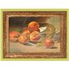 Image 1 : Art Drawing Framed Vandenbooca Peaches Grapes #1639582