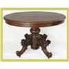 Image 1 : Antique French Hunting Dining Table Carved Oak #1639604