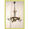 Image 1 : Lighting Chandelier Rustic Oak 5-Arm #1639605