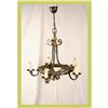 Image 1 : Lighting Chandelier Rustic Oak 5-Arm #1639605