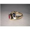 Image 1 : Estate 14K YG Yellow Gold Sapphire Ruby Ring #1639694