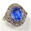 Image 1 : Elegant Georgian sapphire and diamond ring #1639968