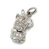 Image 1 : 18Kt and diamond dog charm #1639992