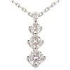 Image 1 : 1.01  carats Diamond Trilogy Pendant JOURNEY #1640107