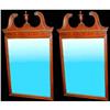Image 1 : Mahogany Broken Arch Chippendale Style Mirror #1640191