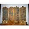 Image 1 : French 4 Paneled Giltwood Screen with Paintings#1640241