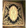 Image 1 : 8' x 10' Hand Embroidered Wool Carpet  #1652163