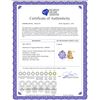Image 2 : Genuine 4.85 ctw Tanzanite Earrings 14KT Yellow Gold - REF-98T3A