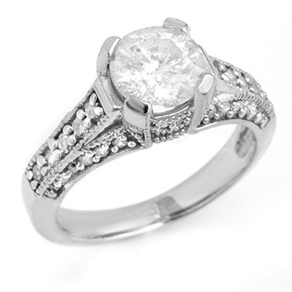 2.06 ctw Certified VS/SI Diamond Ring 14k White Gold - REF-485H8R