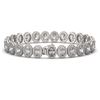 Image 2 : 18.8 ctw Oval Cut Diamond Micro Pave Bracelet 18K White Gold - REF-2579Y2X