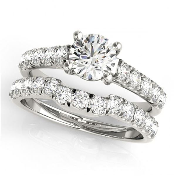 2.52 ctw Certified VS/SI Diamond 2pc Set Wedding 14k White Gold - REF-515G5W