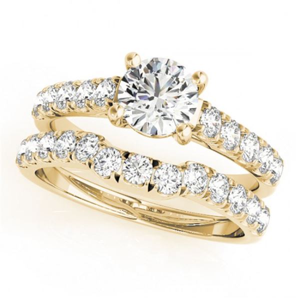 2.52 ctw Certified VS/SI Diamond 2pc Set Wedding 14k Yellow Gold - REF-515K5Y