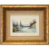 Image 1 : "Mountains and Rushing Waters" by L. Jinkin - #1659013