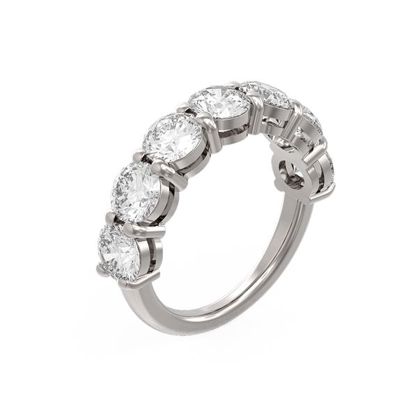 3.64 ctw Diamond Ring 18K White Gold - REF-497R2K
