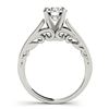 Image 2 : 1 ctw Certified VS/SI Diamond Ring 18k White Gold - REF-274H2R