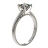 Image 3 : 1 ctw VS/SI Quality Princess Diamond Engagment Ring 10k White Gold - REF-243H2R