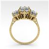 Image 3 : 2 ctw Past Present Future VS/SI Princess Diamond Ring 18k Yellow Gold - REF-414A2N