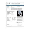 Image 4 : 1.06 ctw Fancy Intense Blue Diamond Art Deco Ring 18k White Gold - REF-154H5R