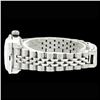 Image 4 : Rolex Men's Stainless Steel, QuickSet, Diam Dial & Diam/Sapphire Bezel